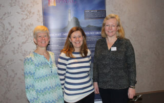 Dr Fiona Beglane, Dr Susan Flavin and Dr Meriel McClatchie at IPMAG