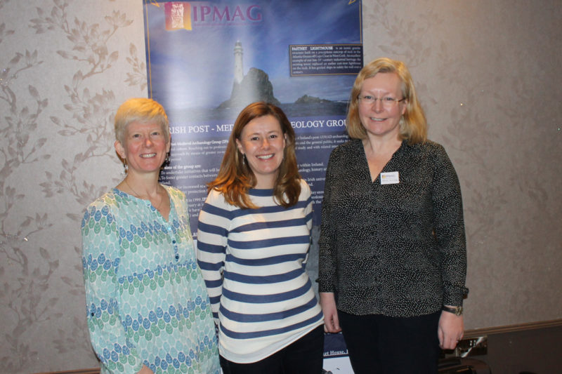 Dr Fiona Beglane, Dr Susan Flavin and Dr Meriel McClatchie at IPMAG